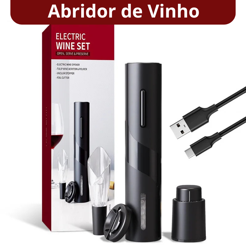 Abridor Automático de Vinho