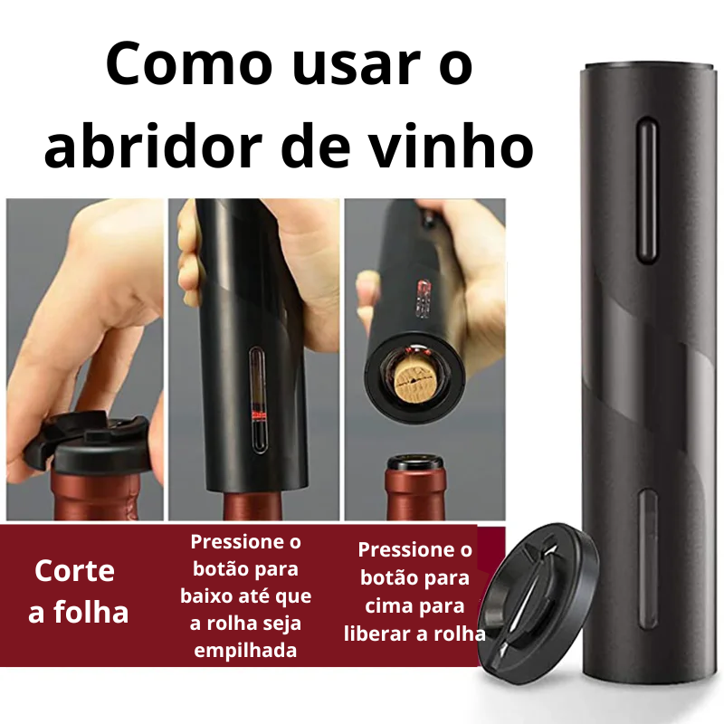 Abridor Automático de Vinho